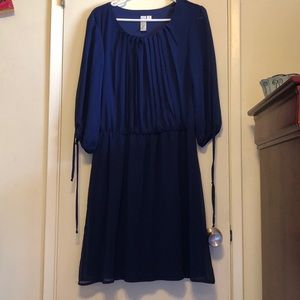 Dress - sheer sleeves